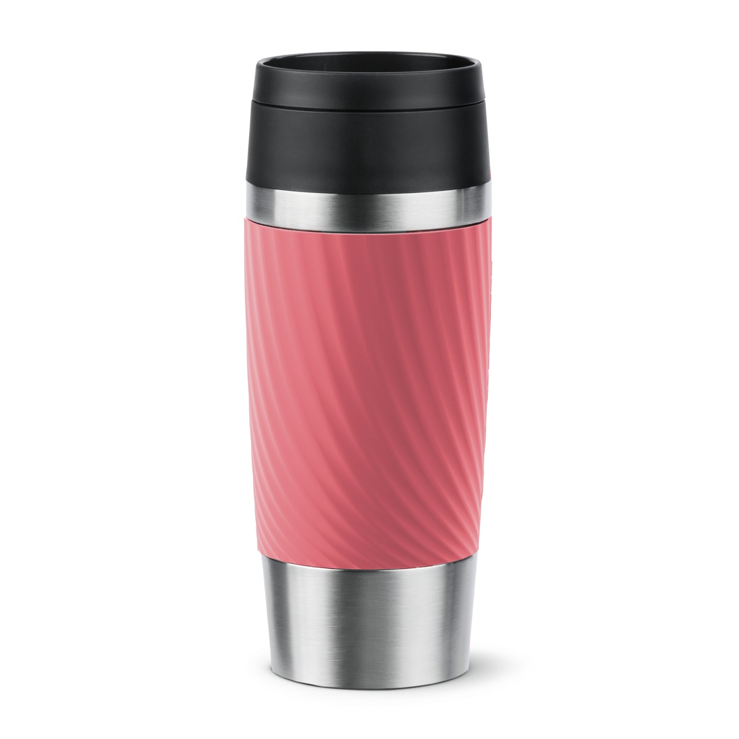Tefal Travel Mug Classic Twist N2024410 thermos 360 ml Noir, Rose, Acier inoxydable Acier inoxydable