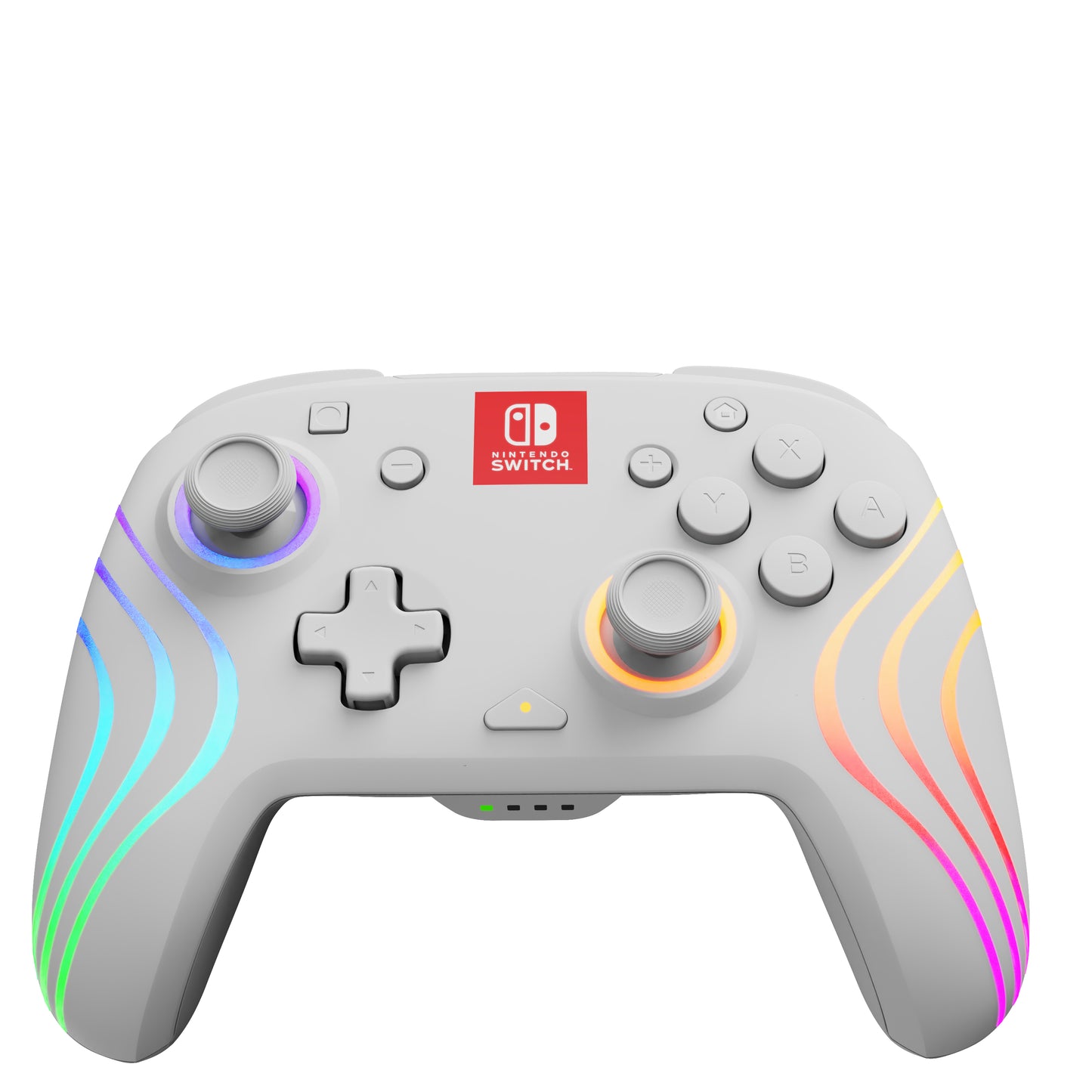 PDP Afterglow Wave Blanc Manette de jeu Analogique/Numérique Nintendo Switch, Nintendo Switch OLED
