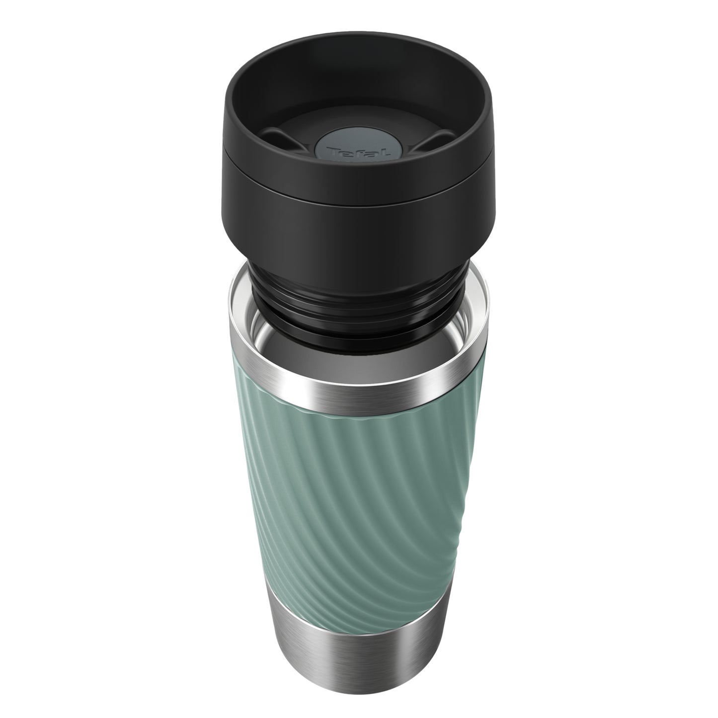 Tefal Travel Mug Classic N2024310 thermos 360 ml Noir, Bleu, Acier inoxydable Acier inoxydable