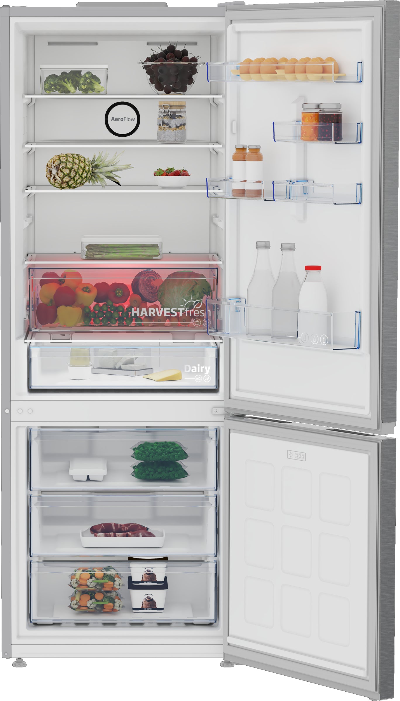Beko B5RCNE565HXP Pose libre 490 L D Acier inoxydable