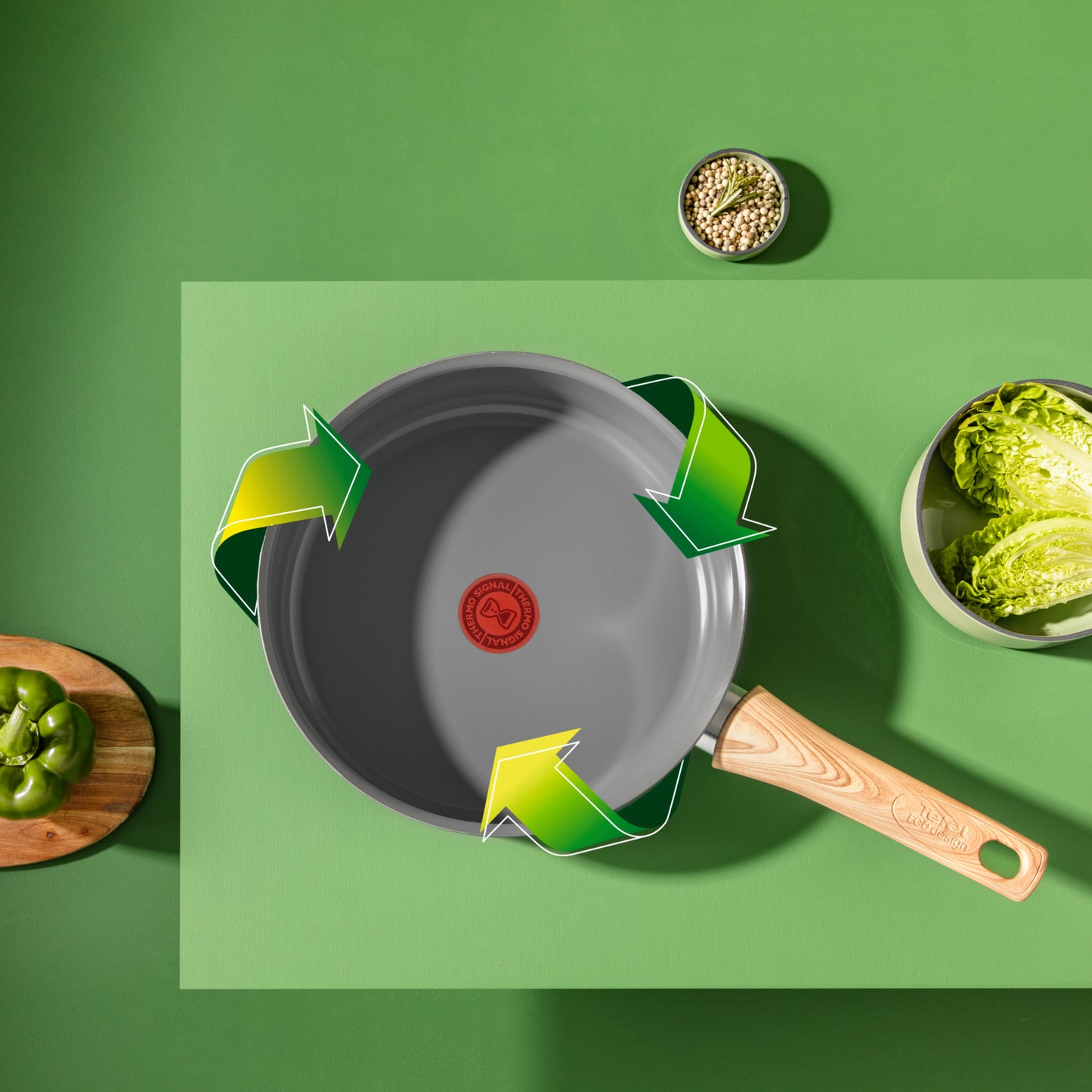 Tefal Renew C42532 Poêle polyvalente Rond