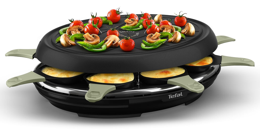 Tefal Raclette Neo Deco RE31E8 raclette 8 personne(s) 945 W Noir