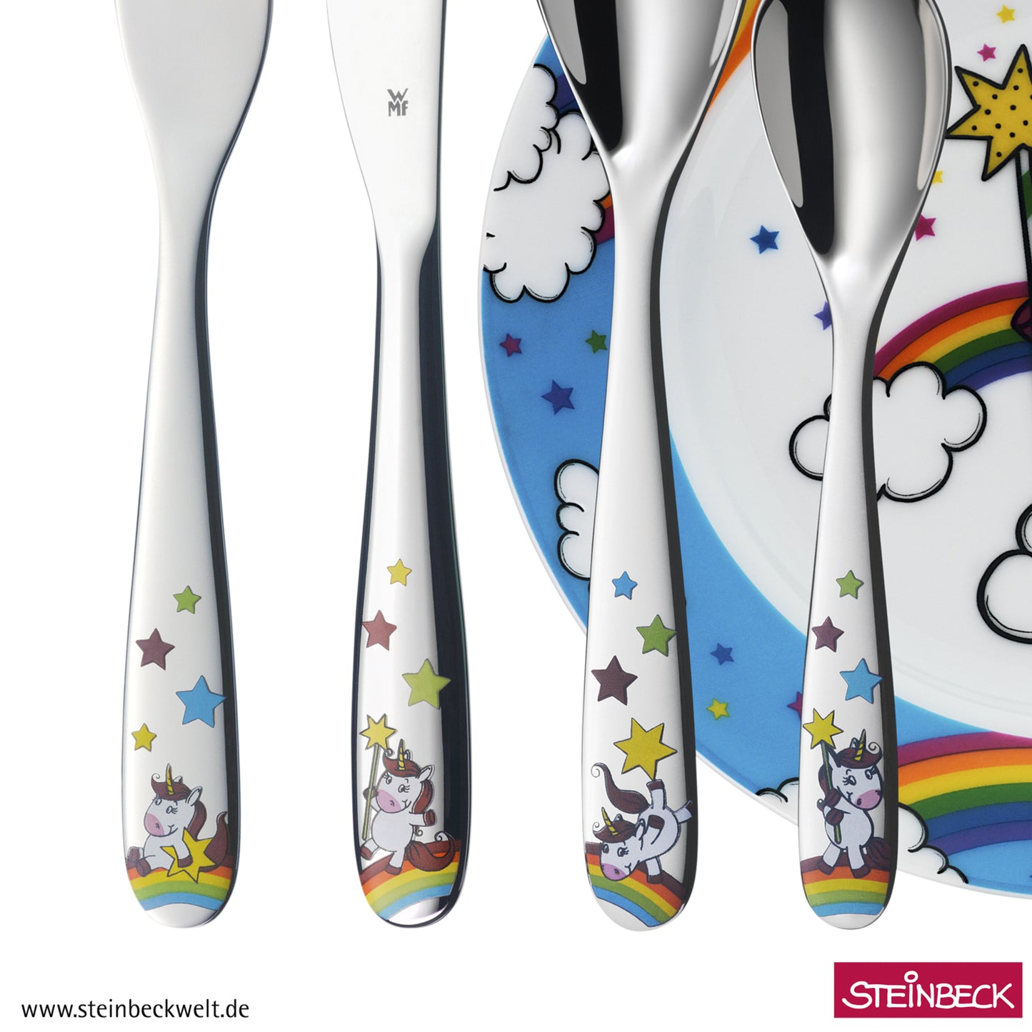 WMF 12.8605.9964 services de couverts 6 pièce(s) Multicolore, Acier inoxydable