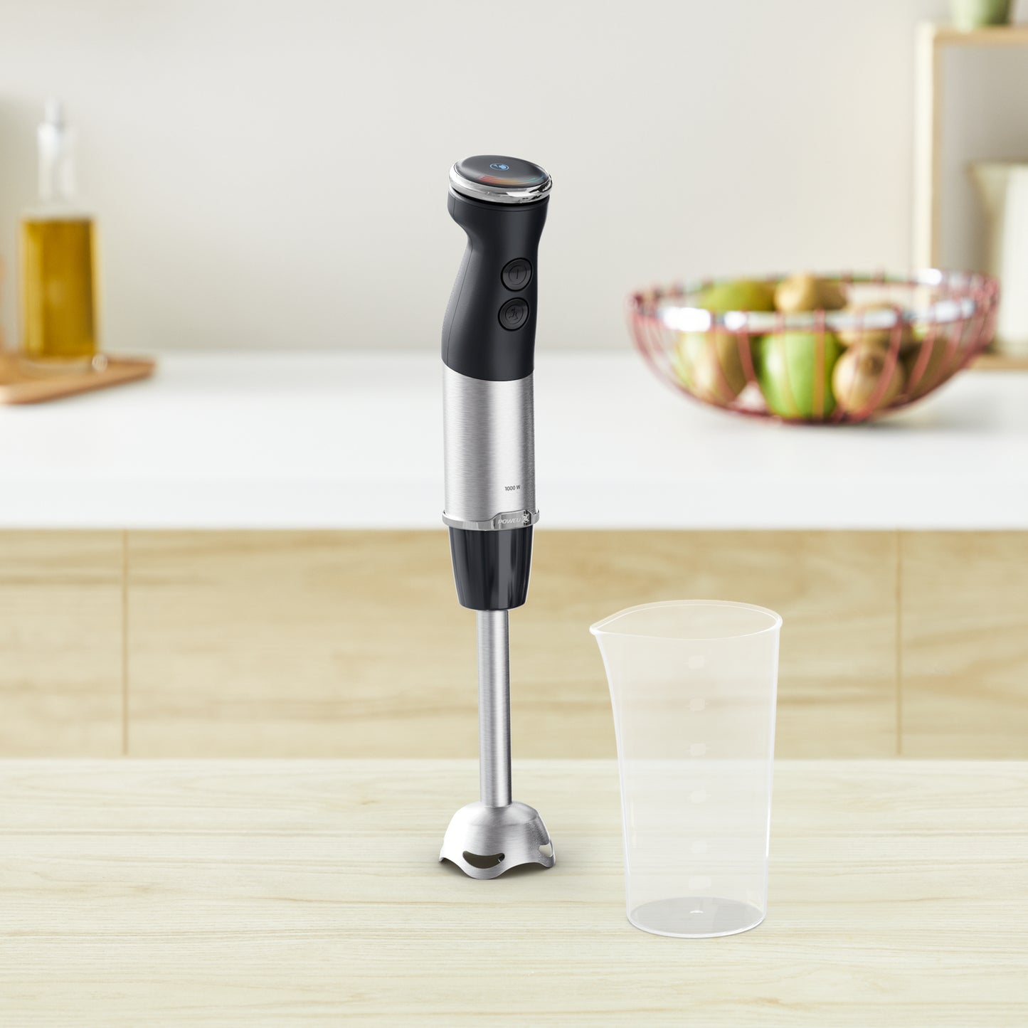 Moulinex DD6718 blender Mélangeur par immersion 1000 W Noir, Acier inoxydable