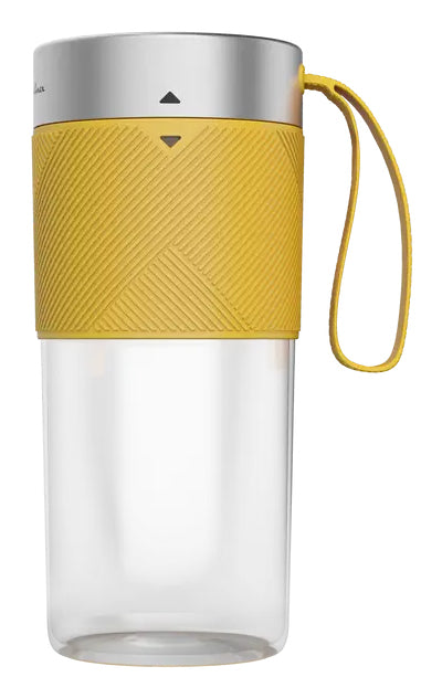 Moulinex Lightmix LM1C0210 blender 0,3 L Mixeur portable Acier inoxydable, Transparent, Jaune