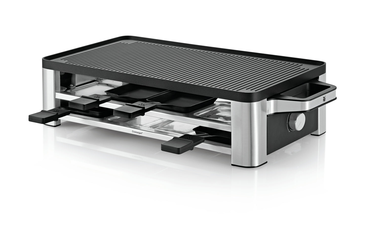 WMF Lono 0415040011 raclette 8 personne(s) 1500 W Noir, Chrome
