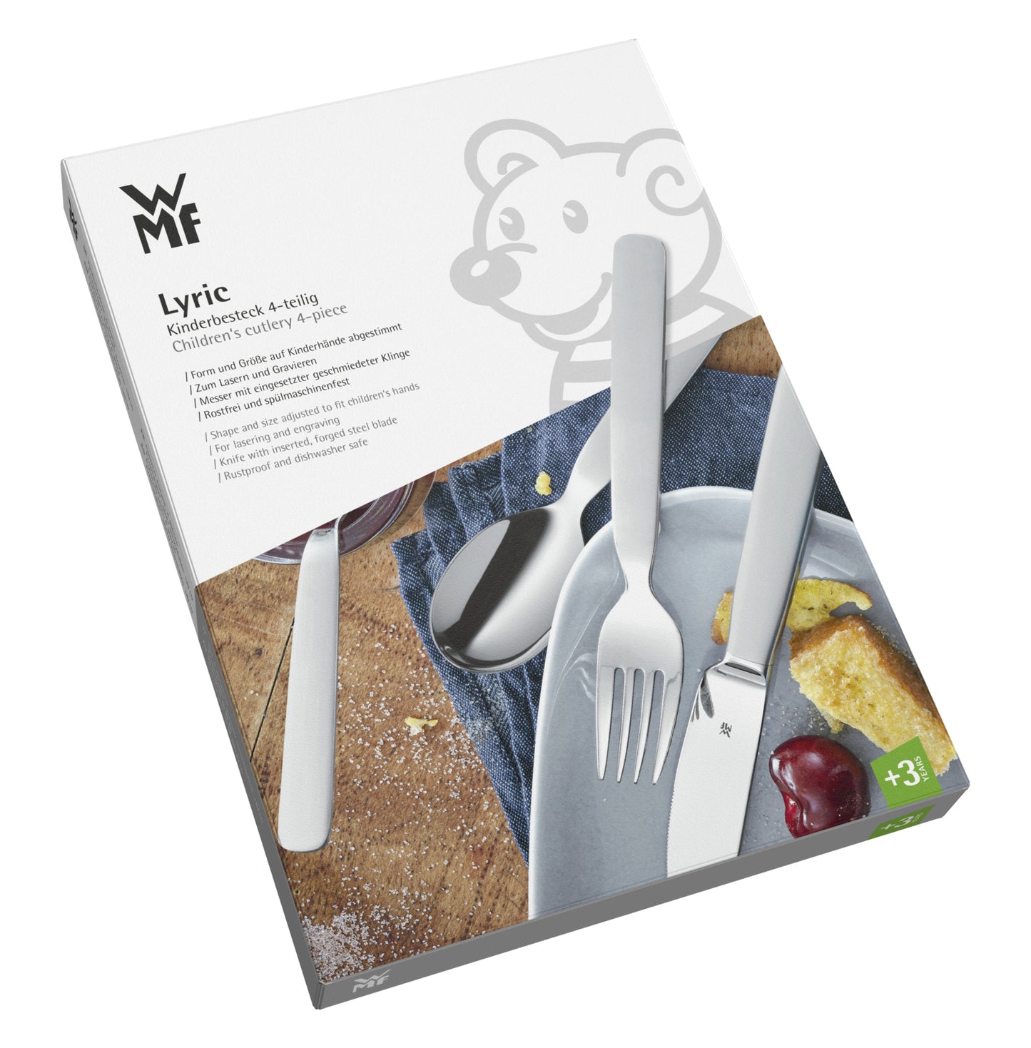 WMF 12.8740.6090 Couvert pour tout-petits Couverts pour enfants en bas âge Acier inoxydable