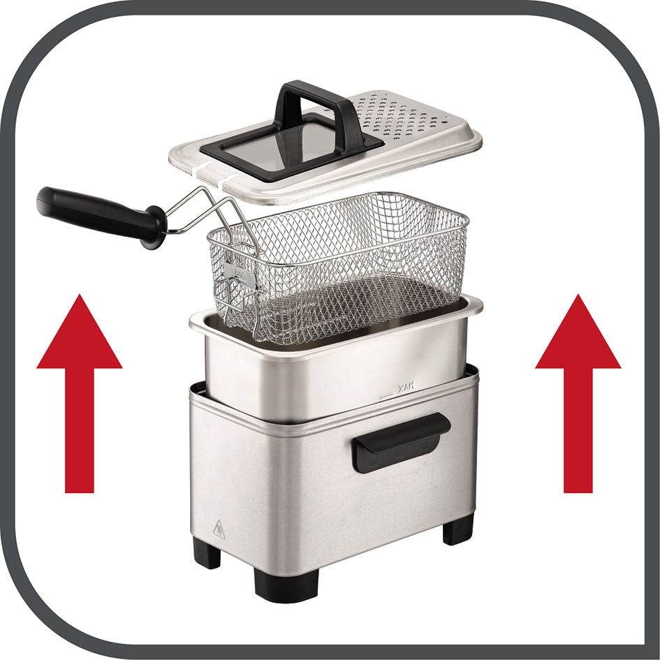 Tefal Easy Pro Premium FR3380 Unique 3 L Autonome 2200 W Acier inoxydable