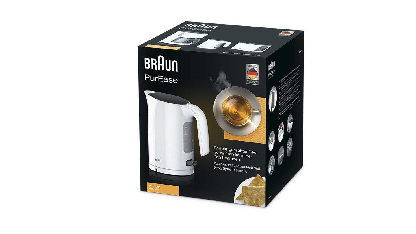 Braun 0X21010012 bouilloire 1 L 2200 W Blanc