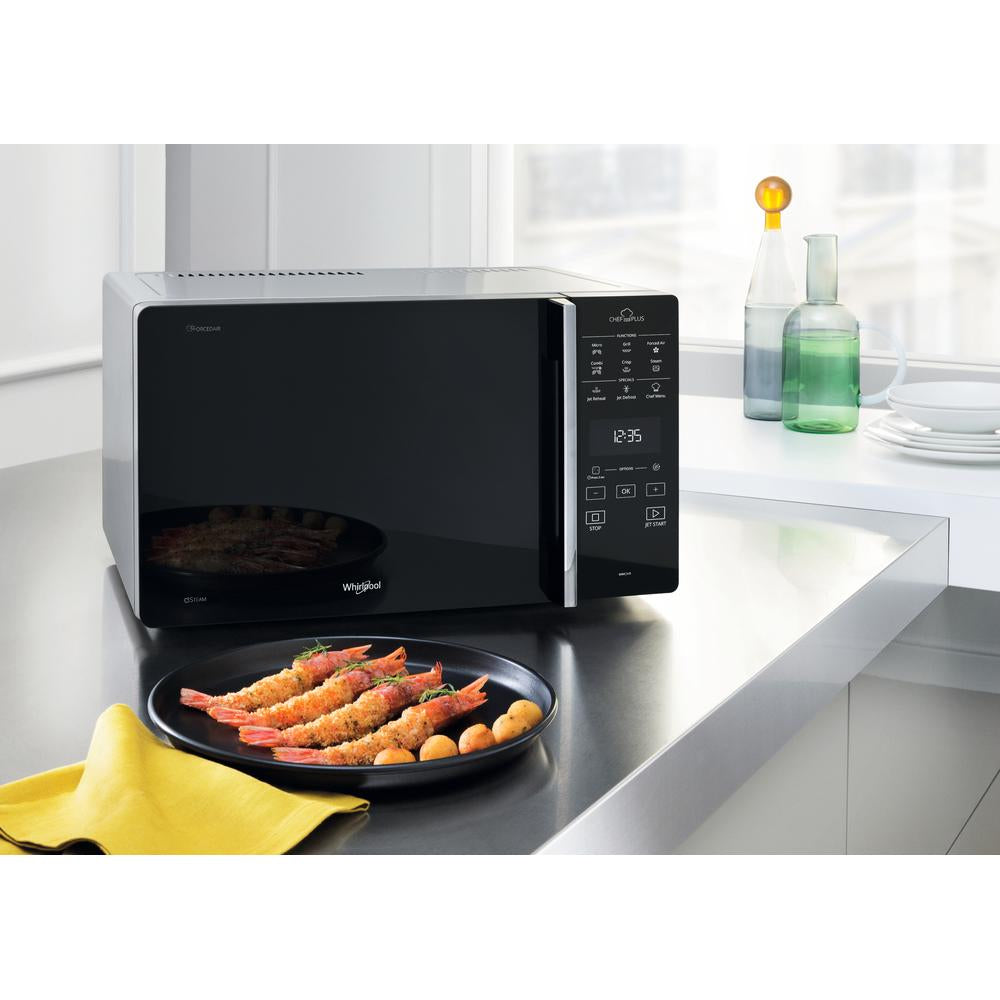 Whirlpool Chef Plus MCP 349 SL Argent Micro-onde combiné Comptoir 25 L 800 W