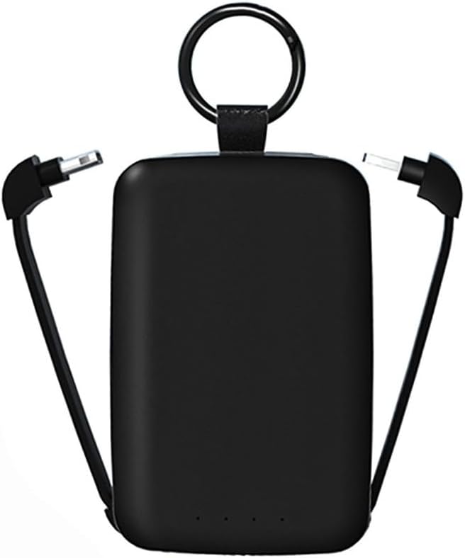 JAYM Batterie de Secours avec Lampe et Porte clé 4000 mAh