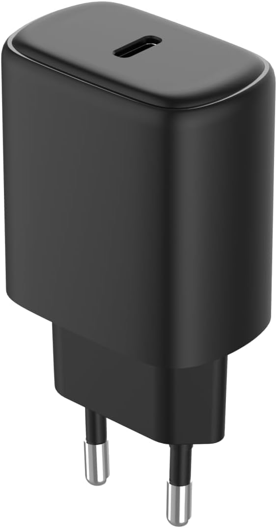 JAYM Chargeur iPhone/MacBook/iPad Pro/Samsung/Google/Android - Chargeur Rapide 20W - Chargeur USB-C - Chargeur Noir