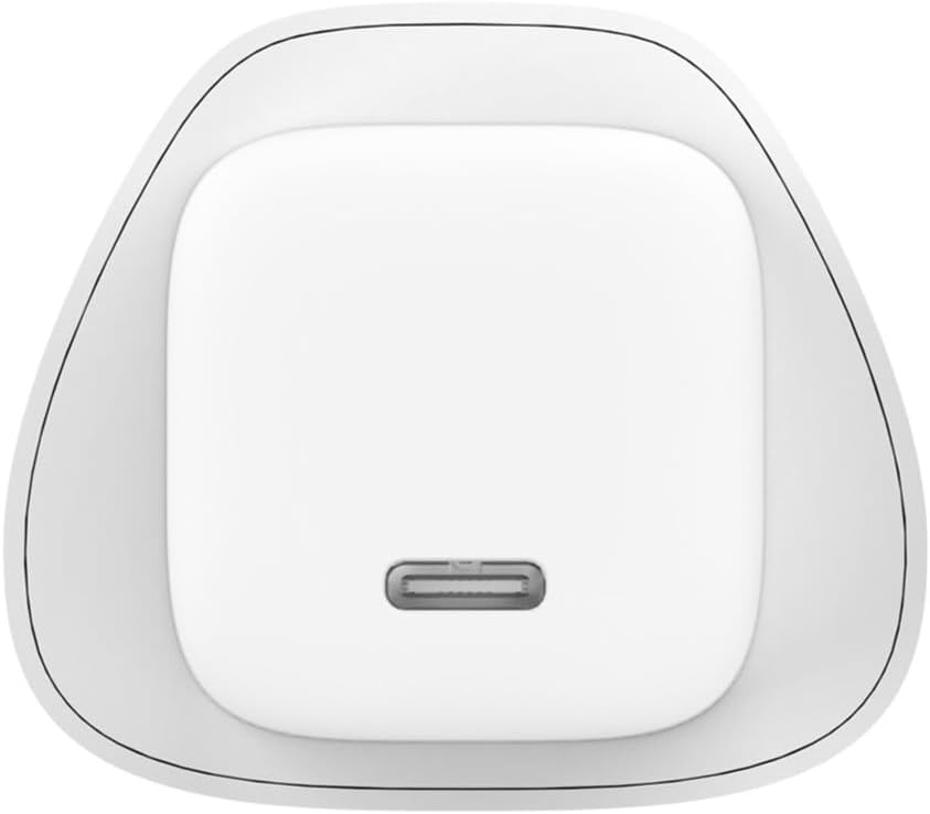 JAYM - Chargeur Secteur Prise UK + Dubai 1 USB-c Power Delivery 30w avec Puce Intelligente Qui Adapte La Puissance À L'appareil Connecté