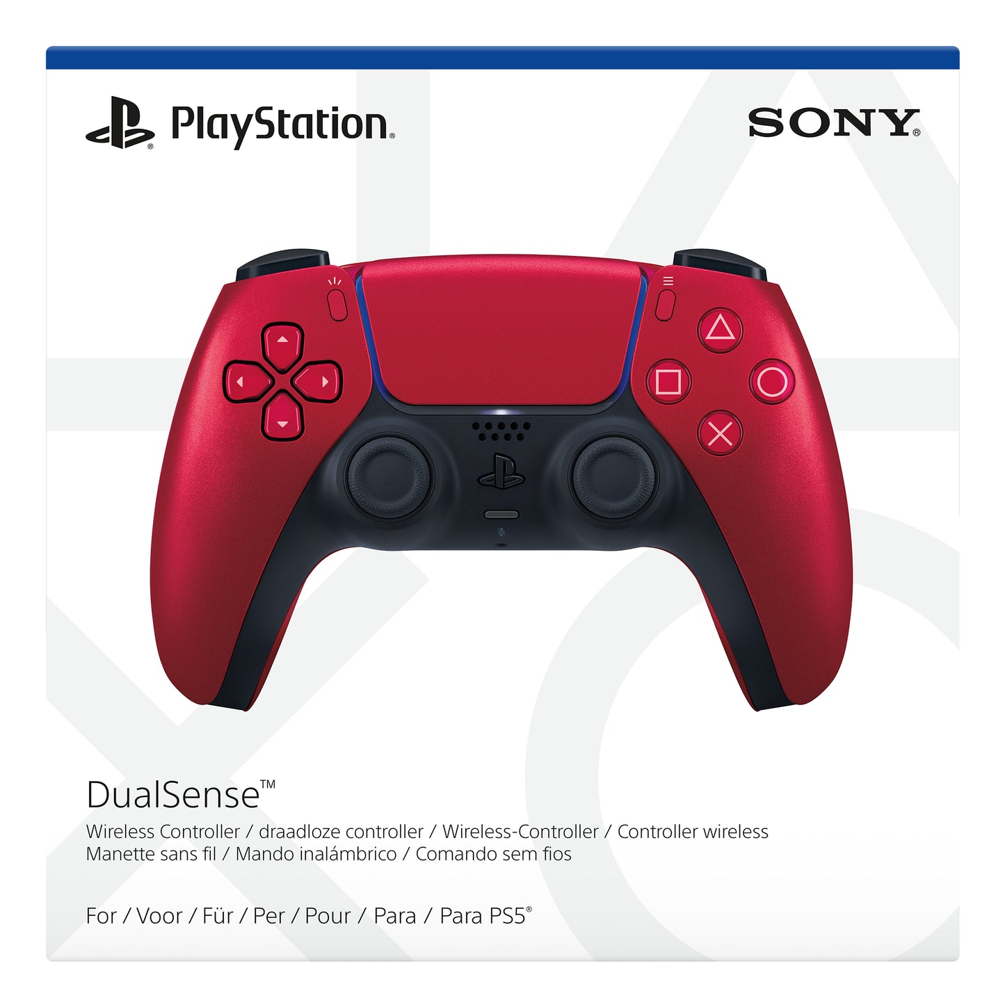 Sony DualSense Rouge Bluetooth/USB Manette de jeu Analogique/Numérique PlayStation 5