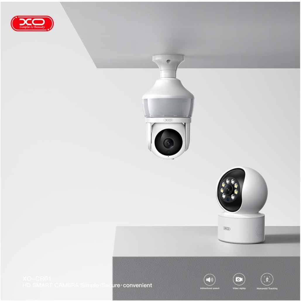 NONAME Camera WiFi pour Interieur avec Enregistrement - Rotative 340° Et Inclinable 68° - avec Eclairages LED