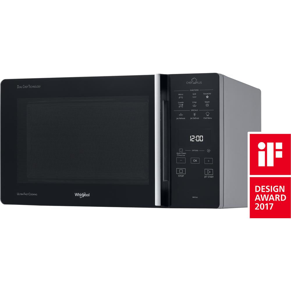 Whirlpool Chef Plus MCP 349 SL Argent Micro-onde combiné Comptoir 25 L 800 W