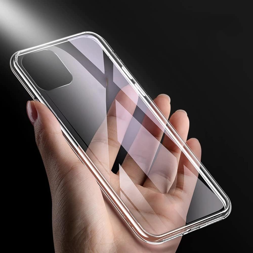 TelForceOne Coque de Protection Transparente, Compatible avec iPhone 14 6,1", Indestructible, résistante aux Rayures, sans Bulles, Invisible et Ultra Fine