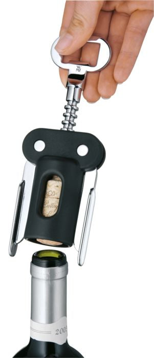 WMF 4000530592224 tire-bouchon Tire-bouchon à ailettes Noir, Acier inoxydable