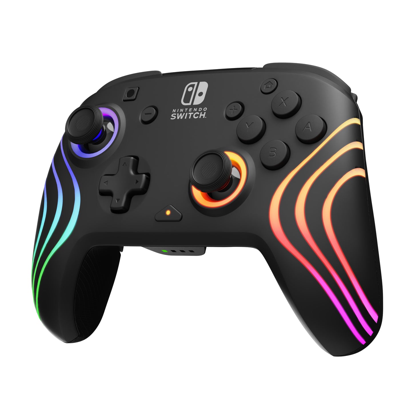 PDP Afterglow Wave Noir USB Manette de jeu Analogique/Numérique Nintendo Switch, Nintendo Switch Lite, Nintendo Switch OLED