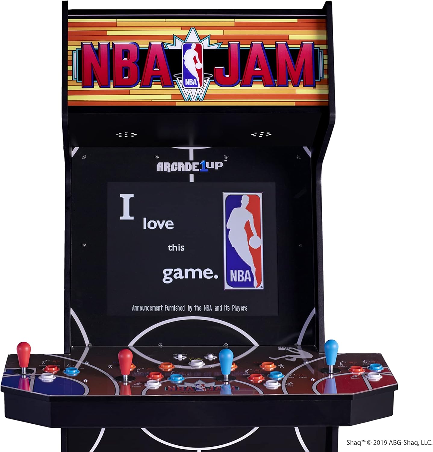 Arcade1up NBA JAM SHAQ EDITION XL ARCADE MACHINE