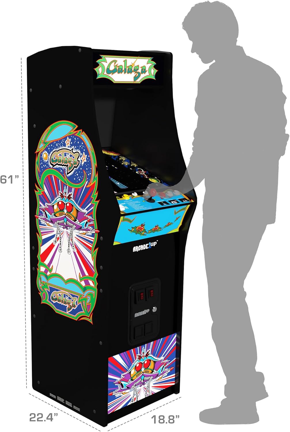 Arcade1Up GALAGA Deluxe Arcade Machine