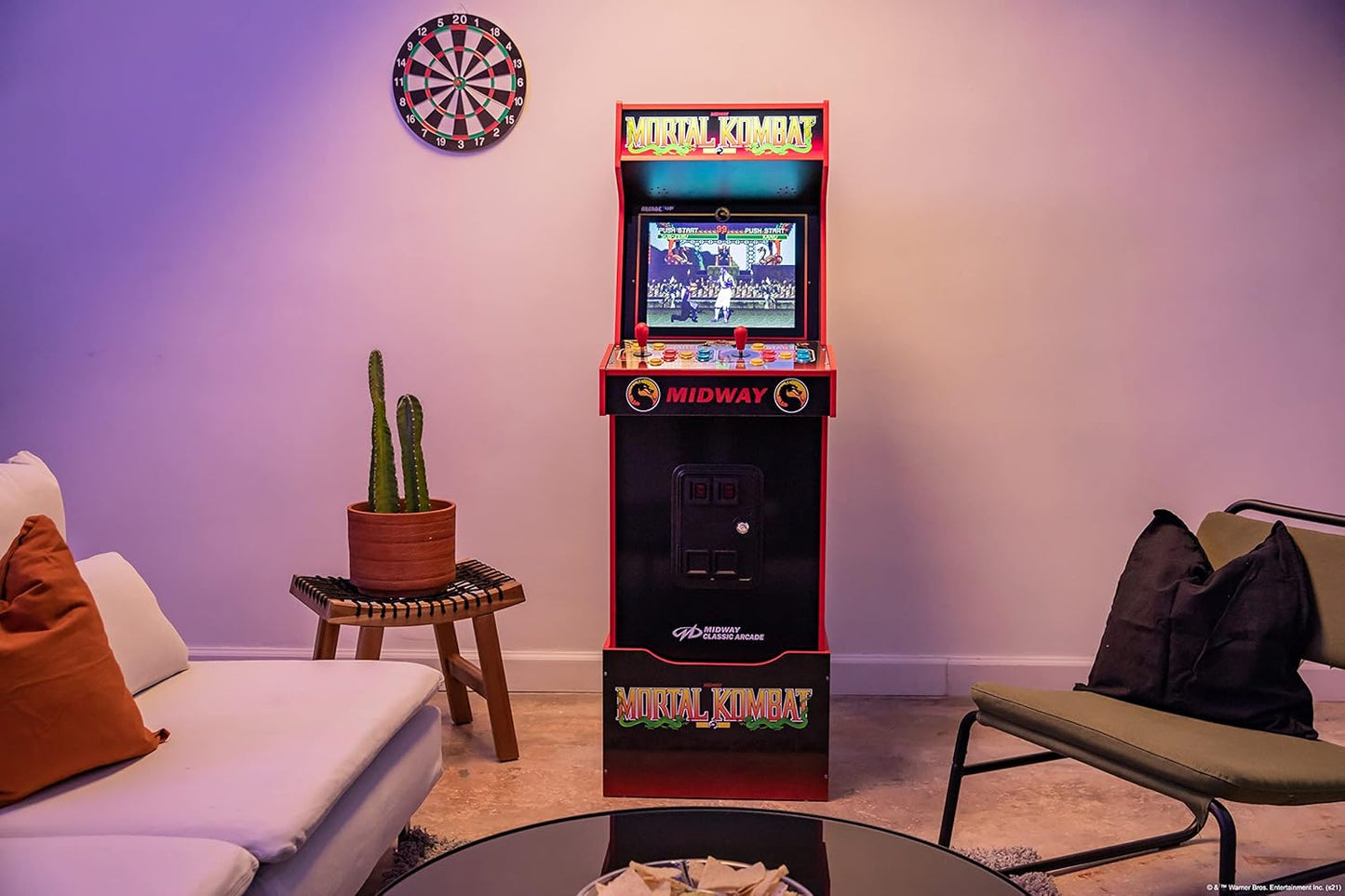 Arcade1Up MORTAL KOMBAT LEGACY 14 GAMES Wifi ENABLED ARCADE MACHINE