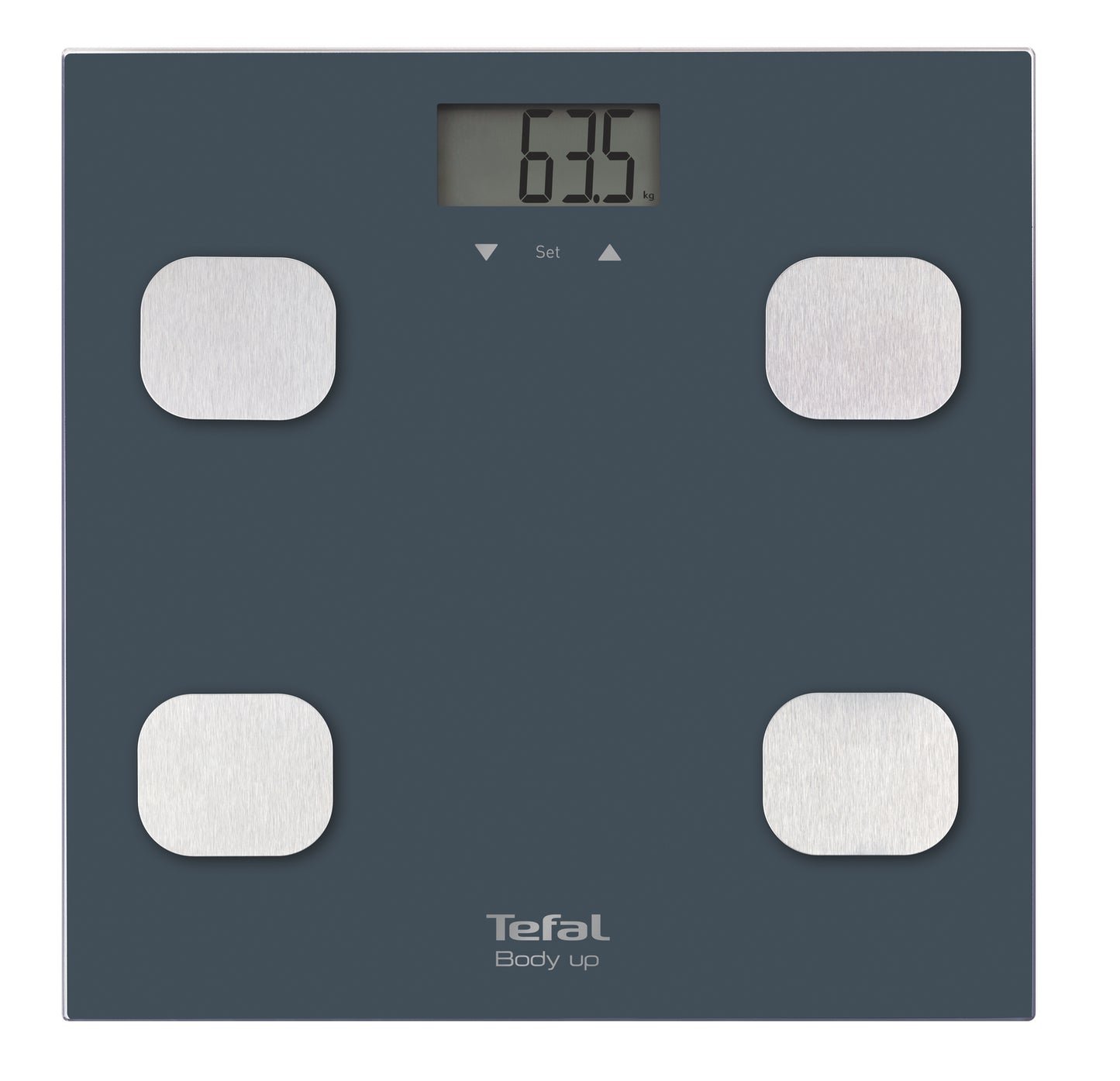 Tefal Body Up BM2520 balance Carré Bleu Pèse-personne électronique
