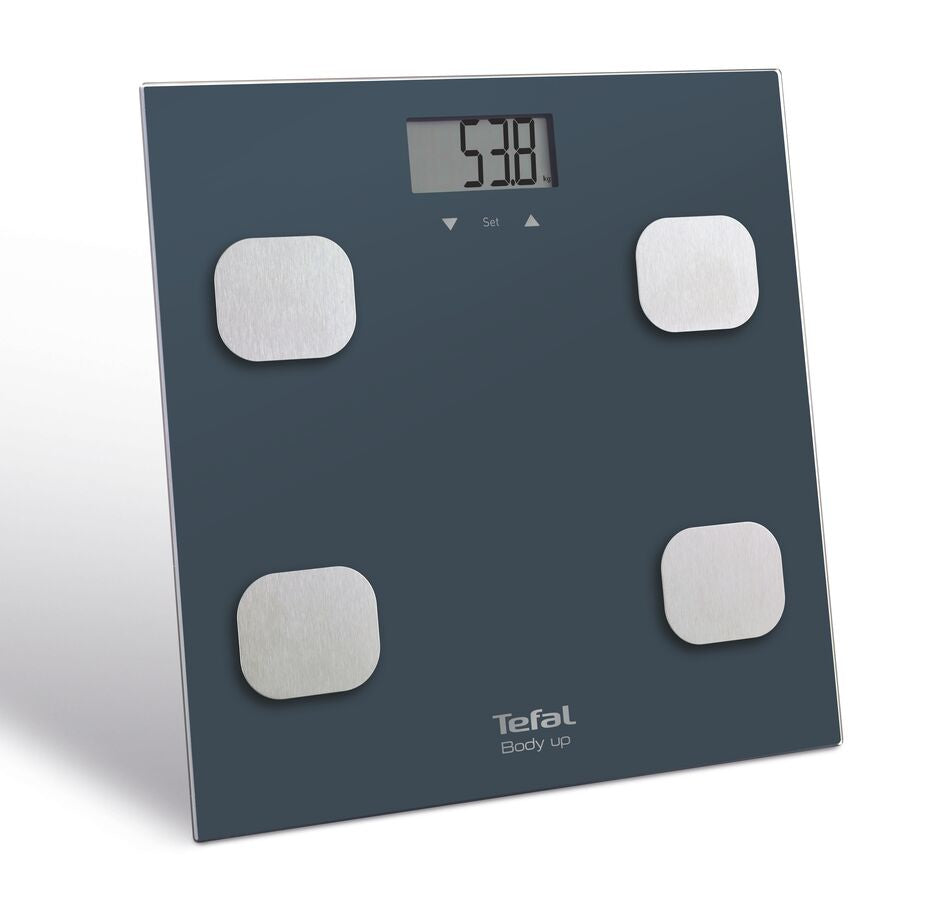 Tefal Body Up BM2520 balance Carré Bleu Pèse-personne électronique