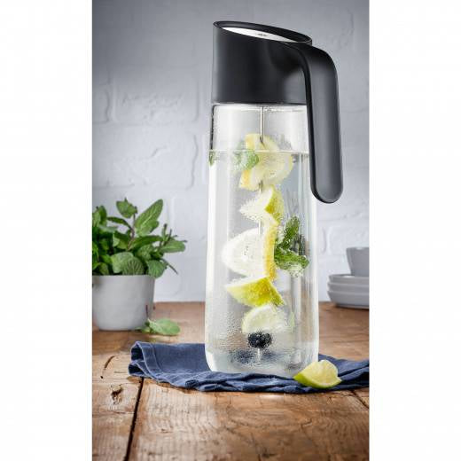 WMF Nuro Carafe à décanter 1 L Noir, Transparent