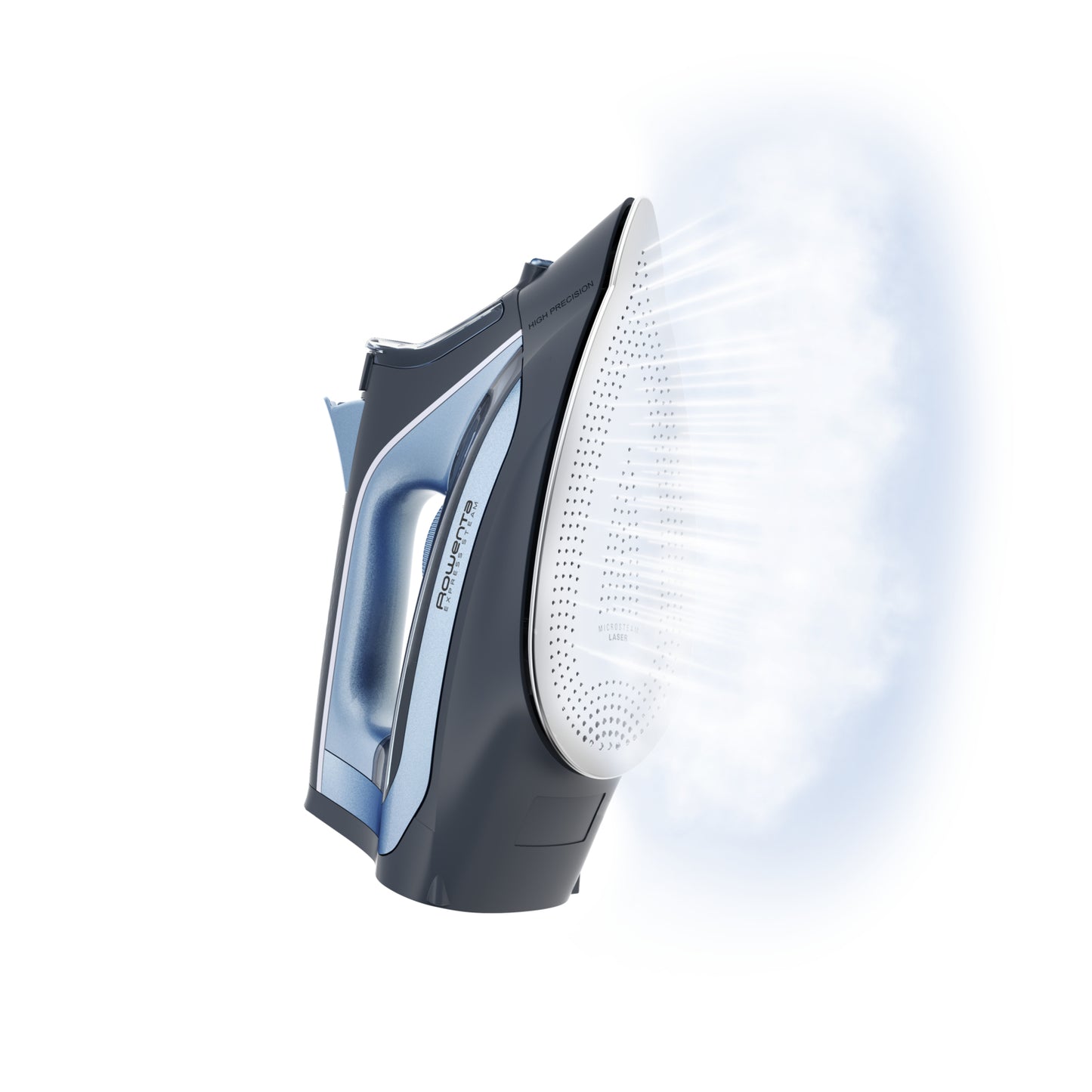 Rowenta DW4308 Fer à vapeur Semelle Laser Microsteam 300 2500 W Bleu, Blanc