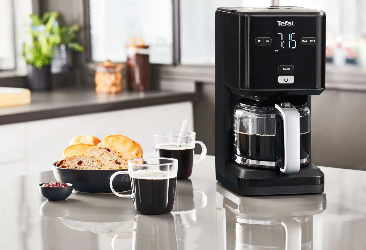Tefal CM6008 Entièrement automatique Machine à café filtre 1,25 L
