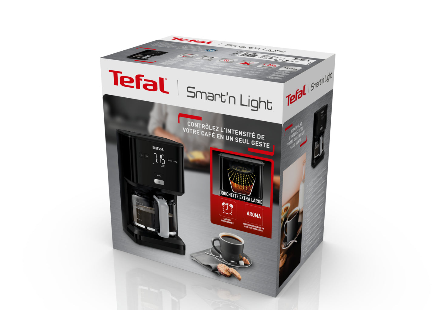 Tefal CM6008 Entièrement automatique Machine à café filtre 1,25 L