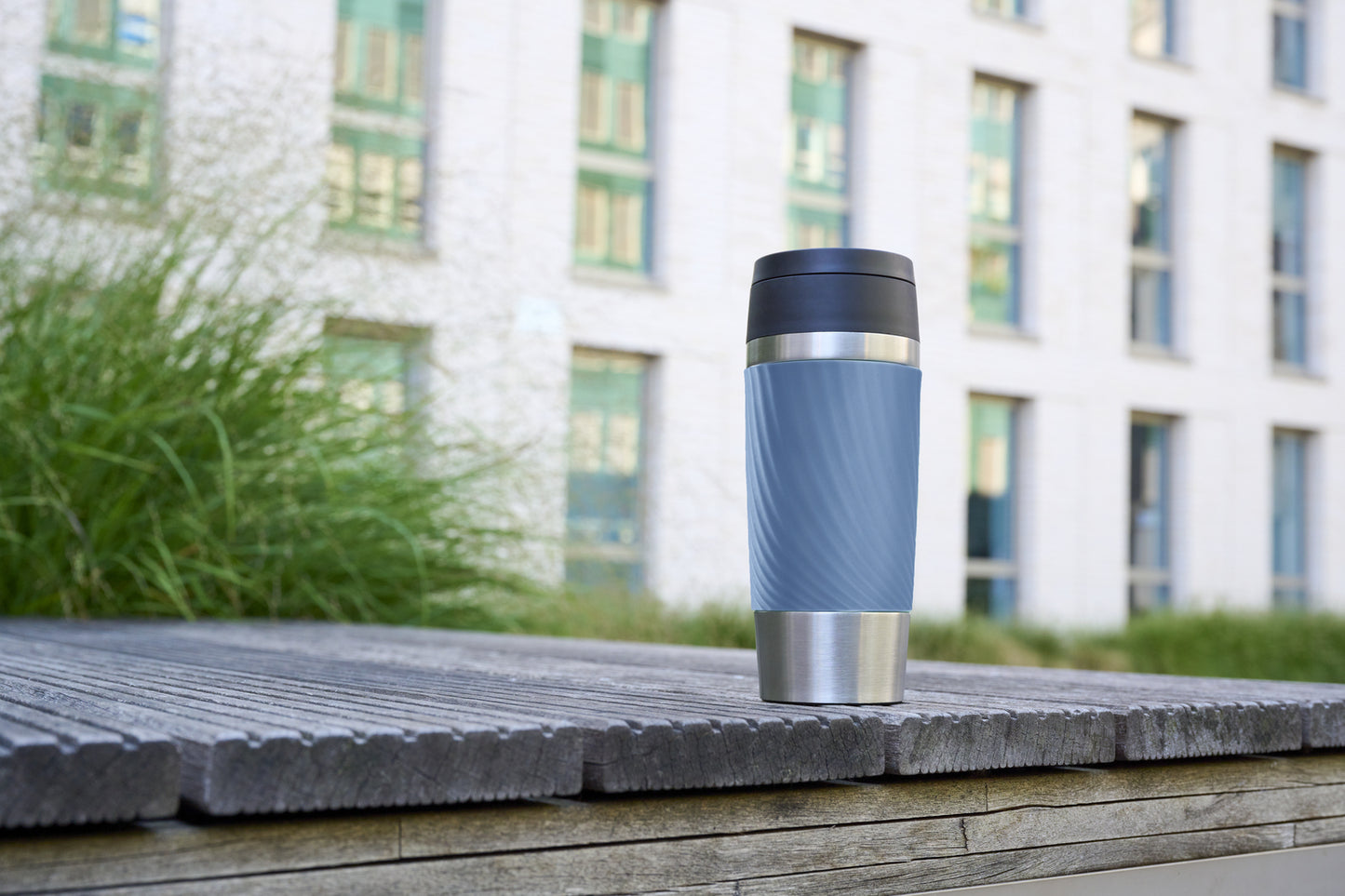 Tefal Travel Mug Classic Twist N2024510 thermos 360 ml Noir, Bleu, Acier inoxydable Acier inoxydable