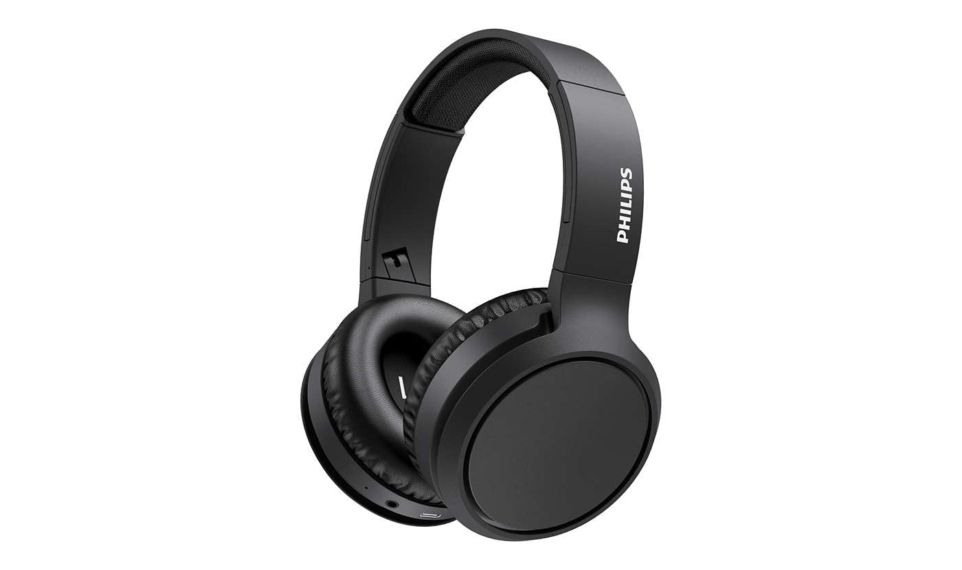Philips TAH5205BK/00 écouteur/casque Avec fil &sans fil Arceau Appels/Musique USB Type-C Bluetooth Noir