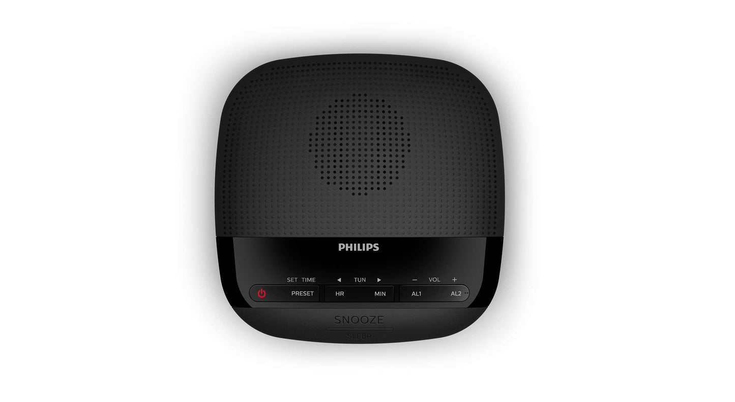 Philips TAR3205/12 Radio portable Horloge Numérique Noir