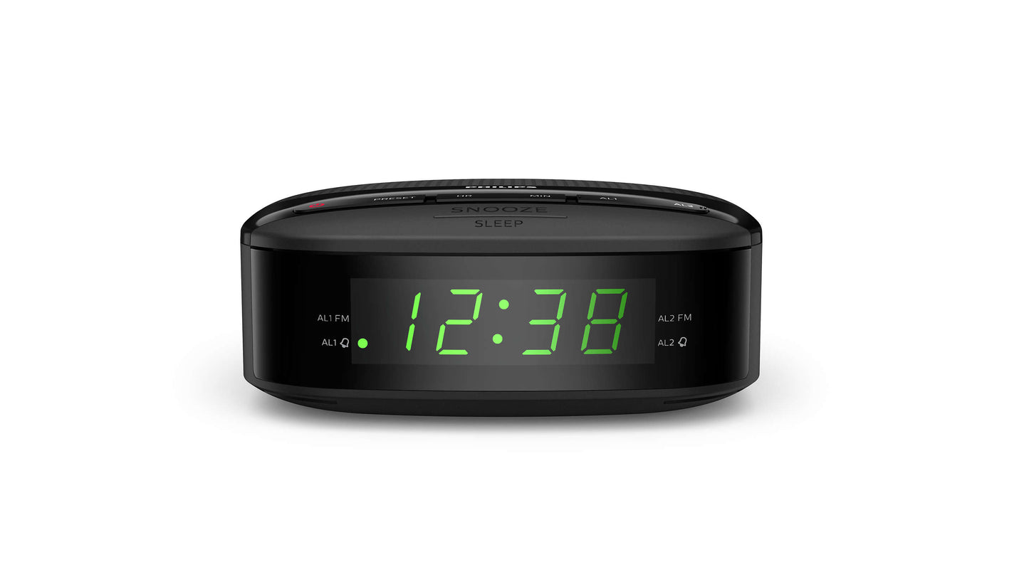 Philips TAR3205/12 Radio portable Horloge Numérique Noir