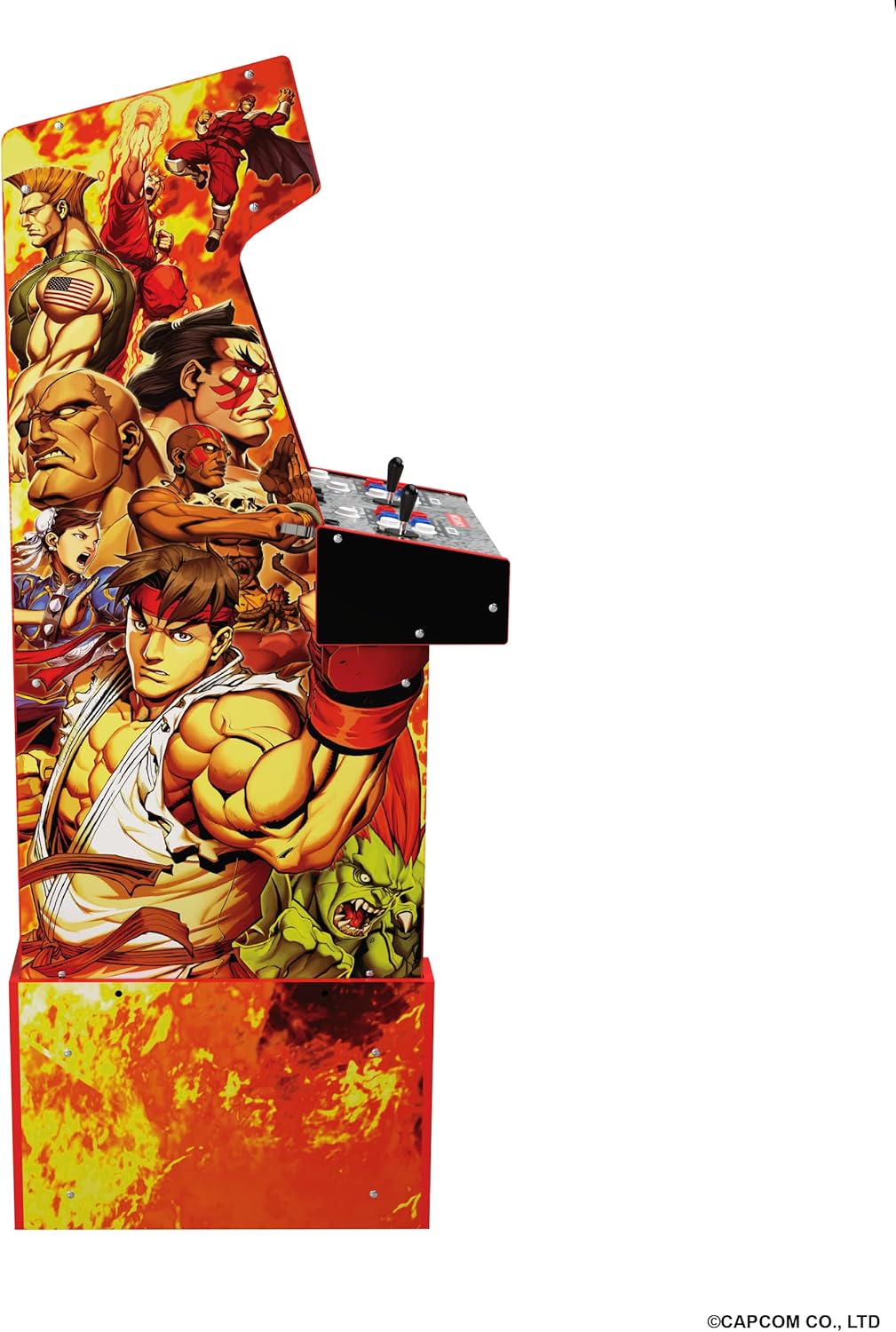 Arcade1Up STREET FIGHTER LEGACY 14 GAMES Wifi ENABLED ARCADE MACHINE