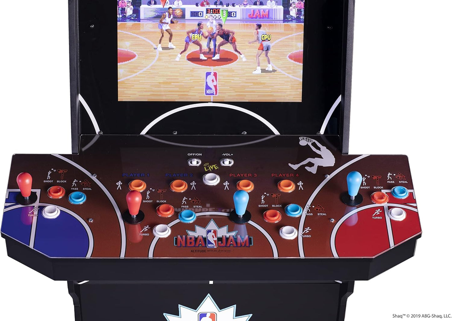 Arcade1up NBA JAM SHAQ EDITION XL ARCADE MACHINE