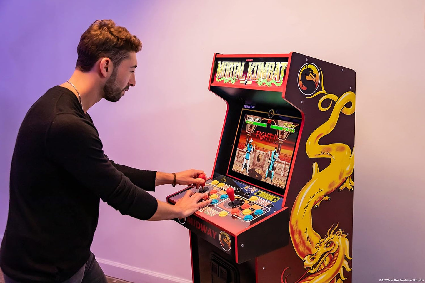 Arcade1Up MORTAL KOMBAT LEGACY 14 GAMES Wifi ENABLED ARCADE MACHINE