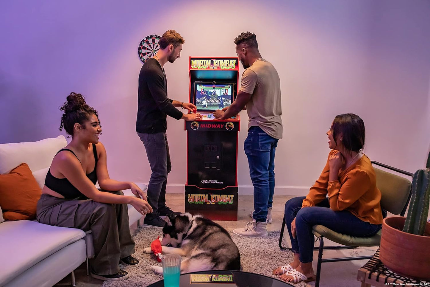 Arcade1Up MORTAL KOMBAT LEGACY 14 GAMES Wifi ENABLED ARCADE MACHINE