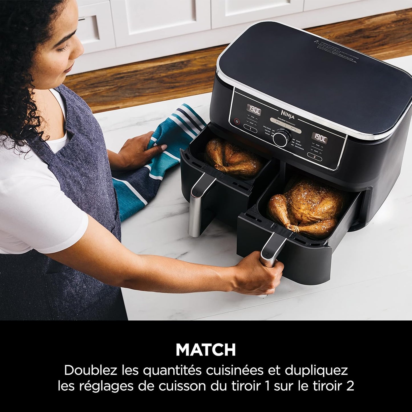 NINJA AIR FRYER AF400EU DUAL ZONE