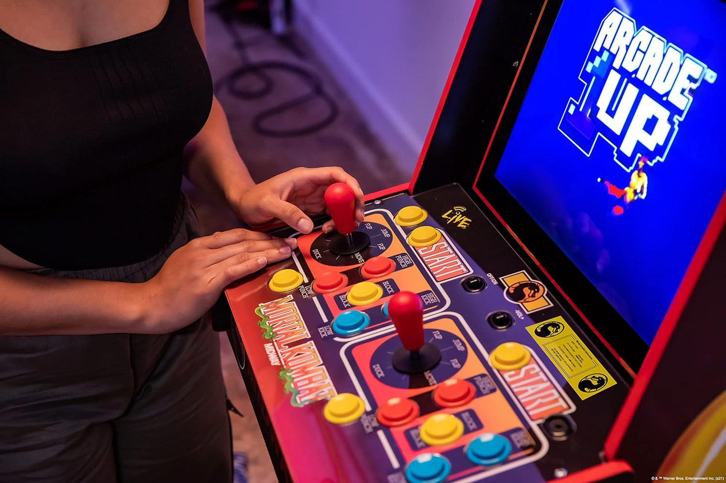Arcade1Up MORTAL KOMBAT LEGACY 14 GAMES Wifi ENABLED ARCADE MACHINE