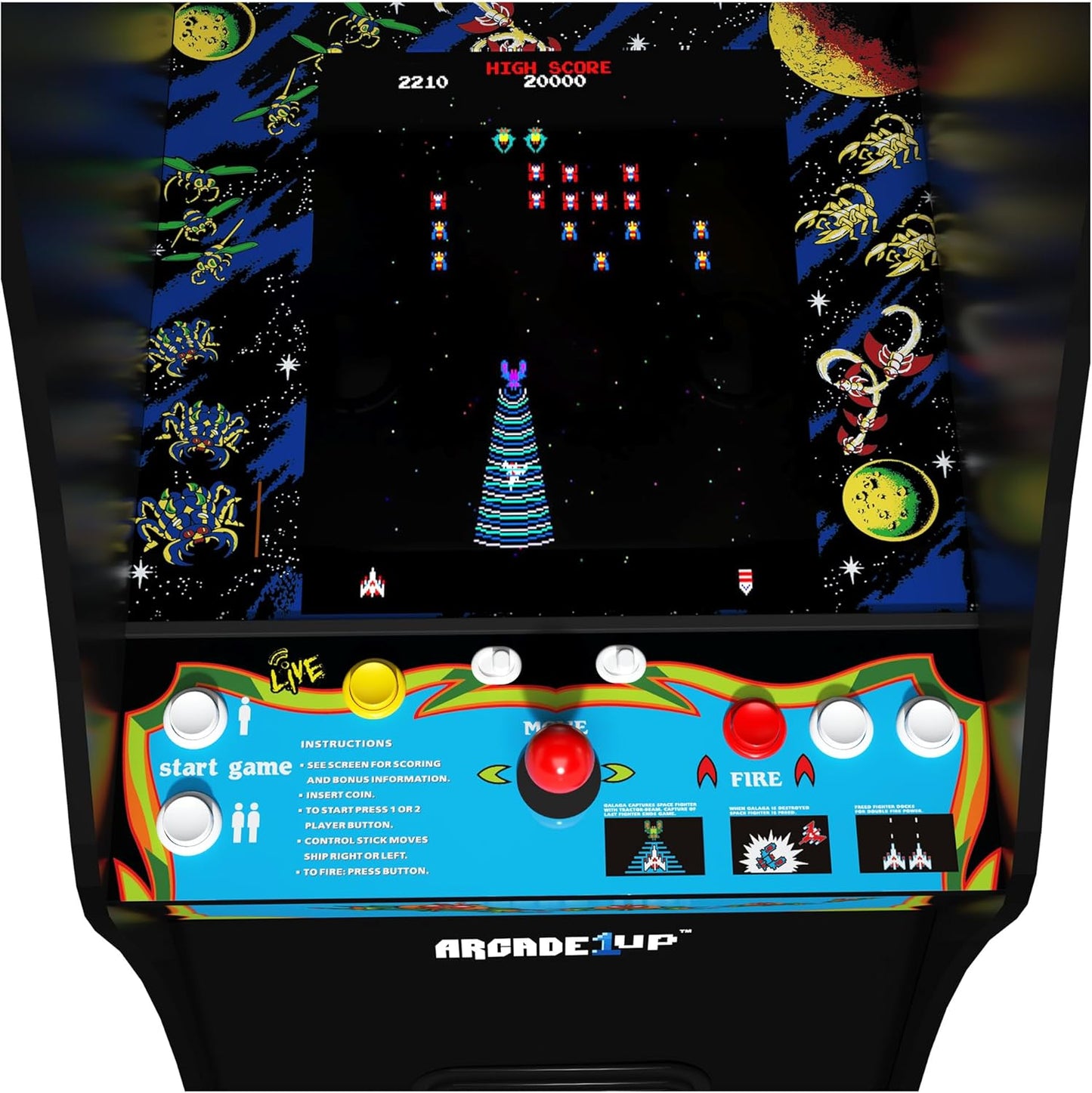 Arcade1Up GALAGA Deluxe Arcade Machine