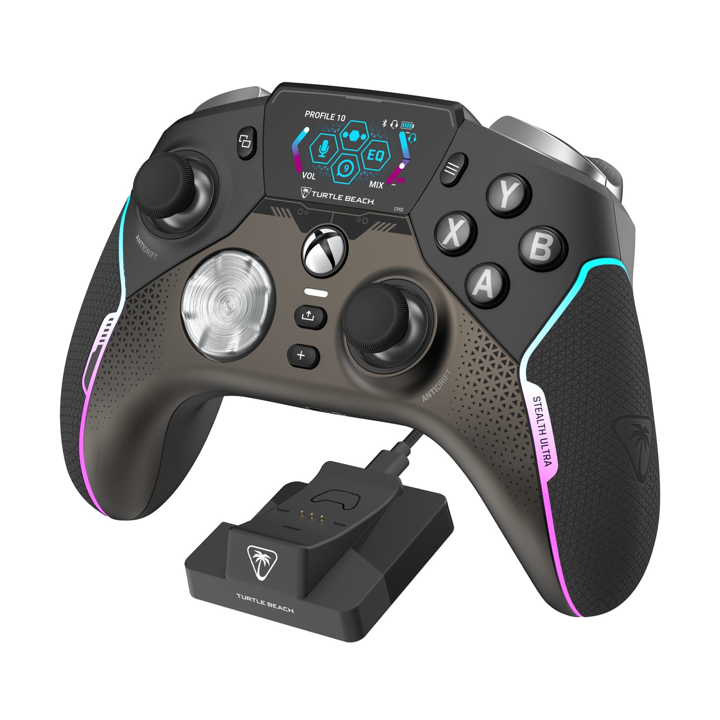 Turtle Beach Stealth Ultra Noir, Gris Bluetooth/USB Manette de jeu Analogique/Numérique Android, PC, Xbox One, Xbox Series S, Xbox Series X