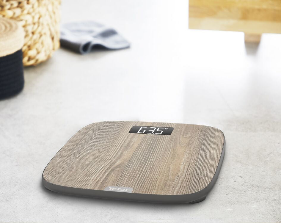 Tefal Origin PP1600 Ovale Bois Pèse-personne électronique