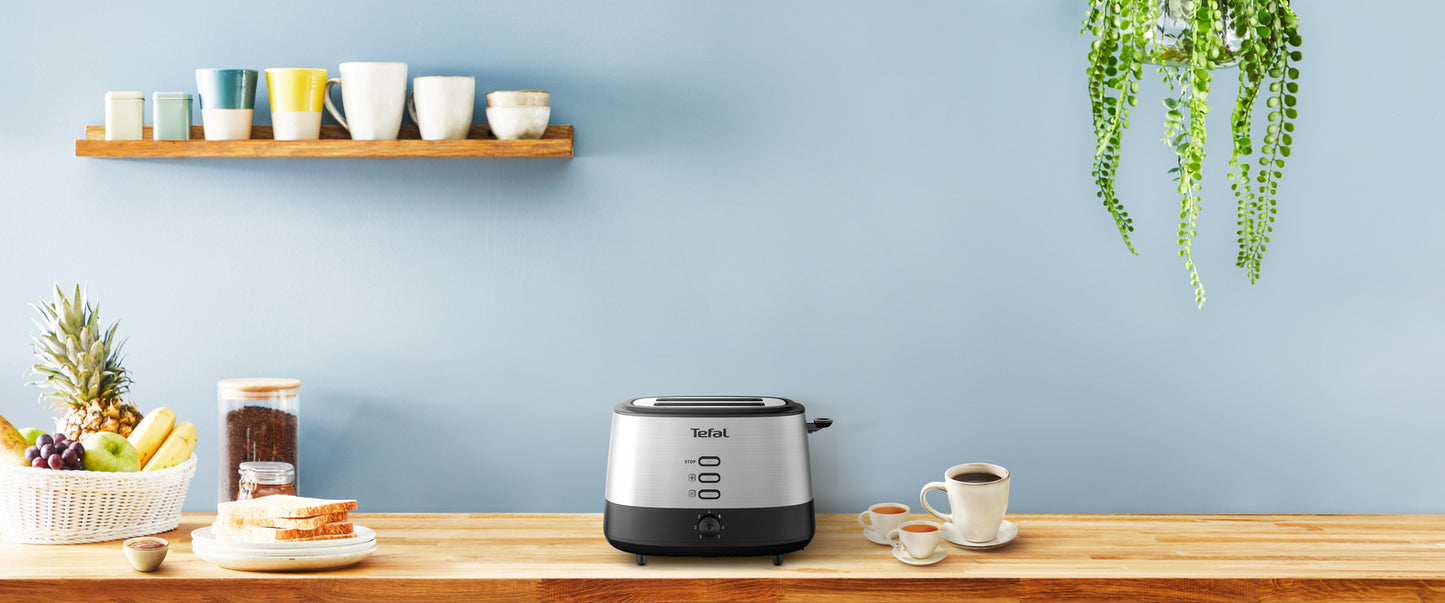Tefal New Equinox TT520D 2 part(s) Noir, Acier inoxydable