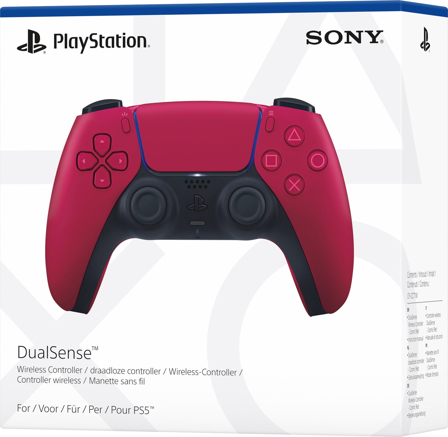 Sony Manette DualSense Cosmic Red PS5 V2