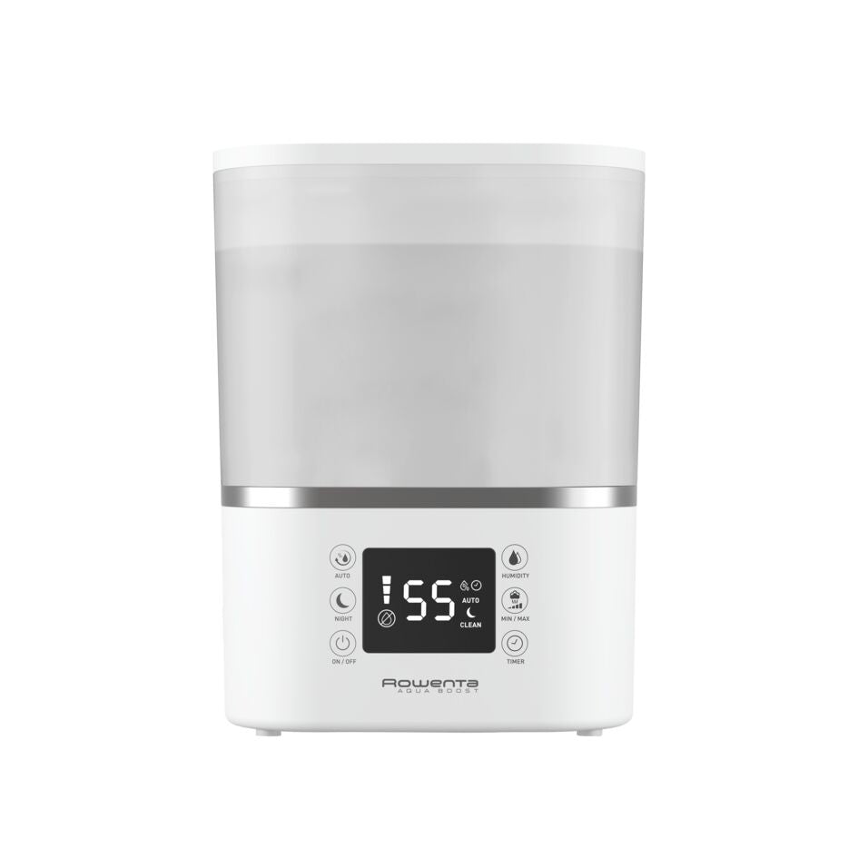 Rowenta Aqua Boost HU4020 humidificateur Ultrasonic 2,5 L Blanc, Argent 115 W