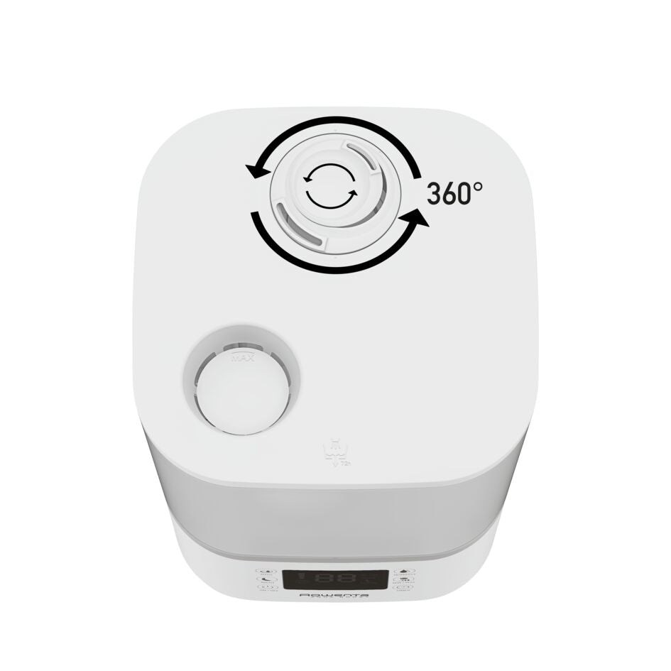 Rowenta Aqua Boost HU4020 humidificateur Ultrasonic 2,5 L Blanc, Argent 115 W