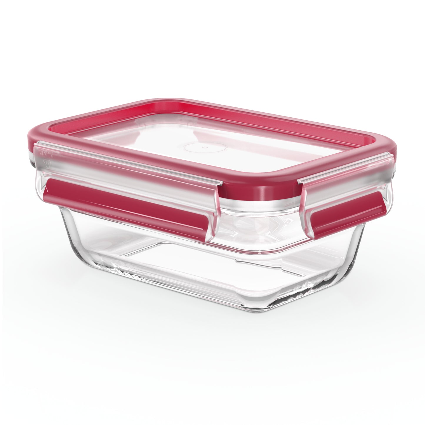 Tefal MasterSeal N10405 Rectangulaire Boîte 0,45 L Transparent, Rouge 1 pièce(s)
